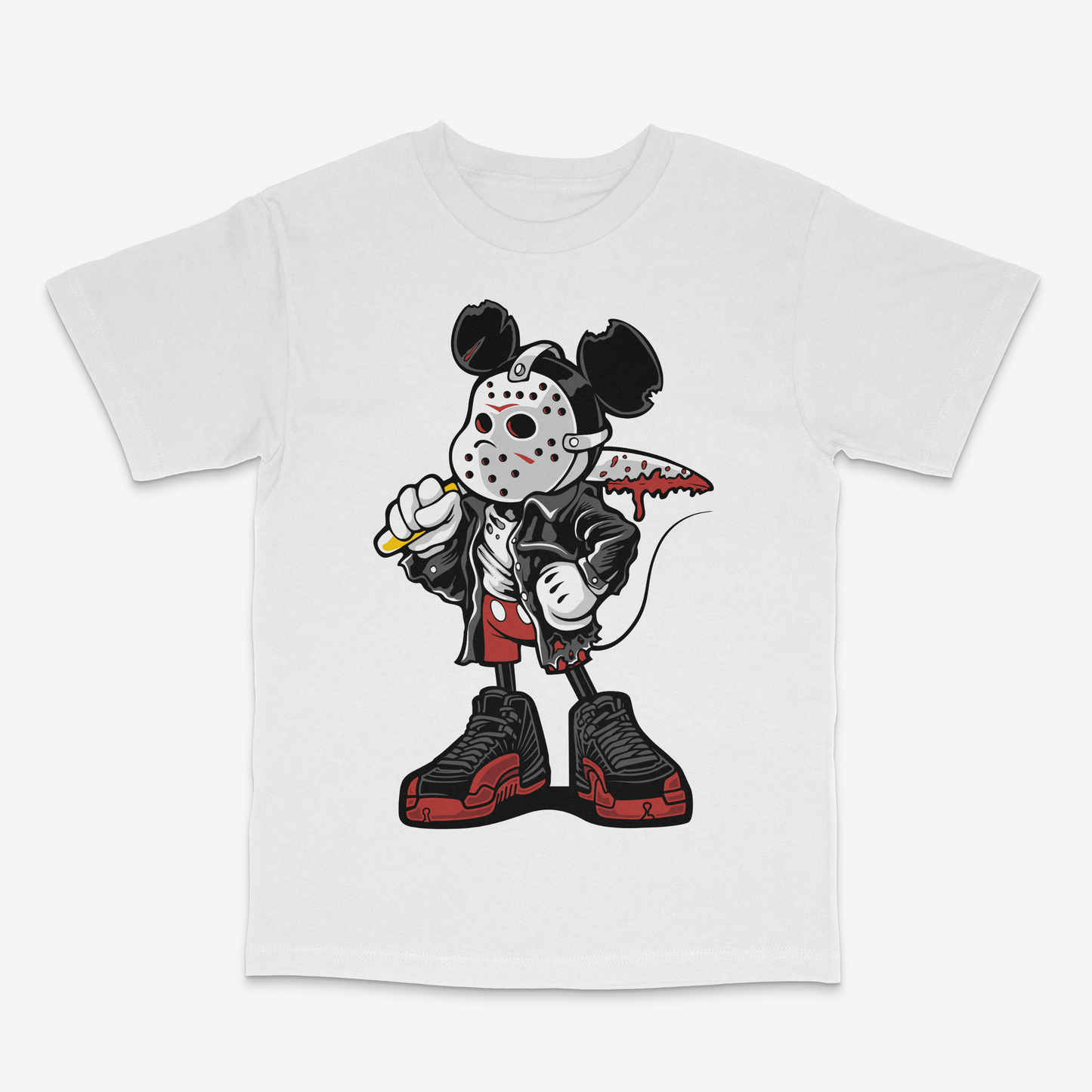 Flu Game Mickey White Tee