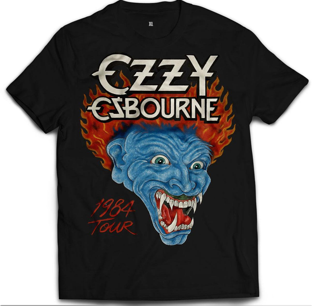 Ozzy Vintage Re print Black Tee