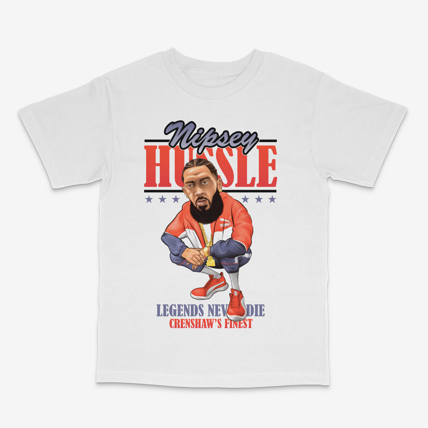 Nipsey Crenshaw's Finest White Tee