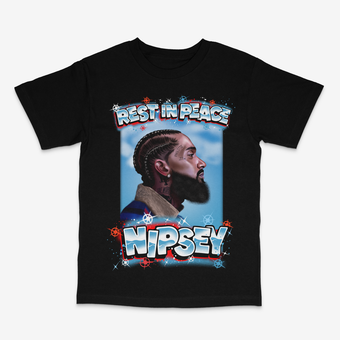 RIP Nip Black Tee