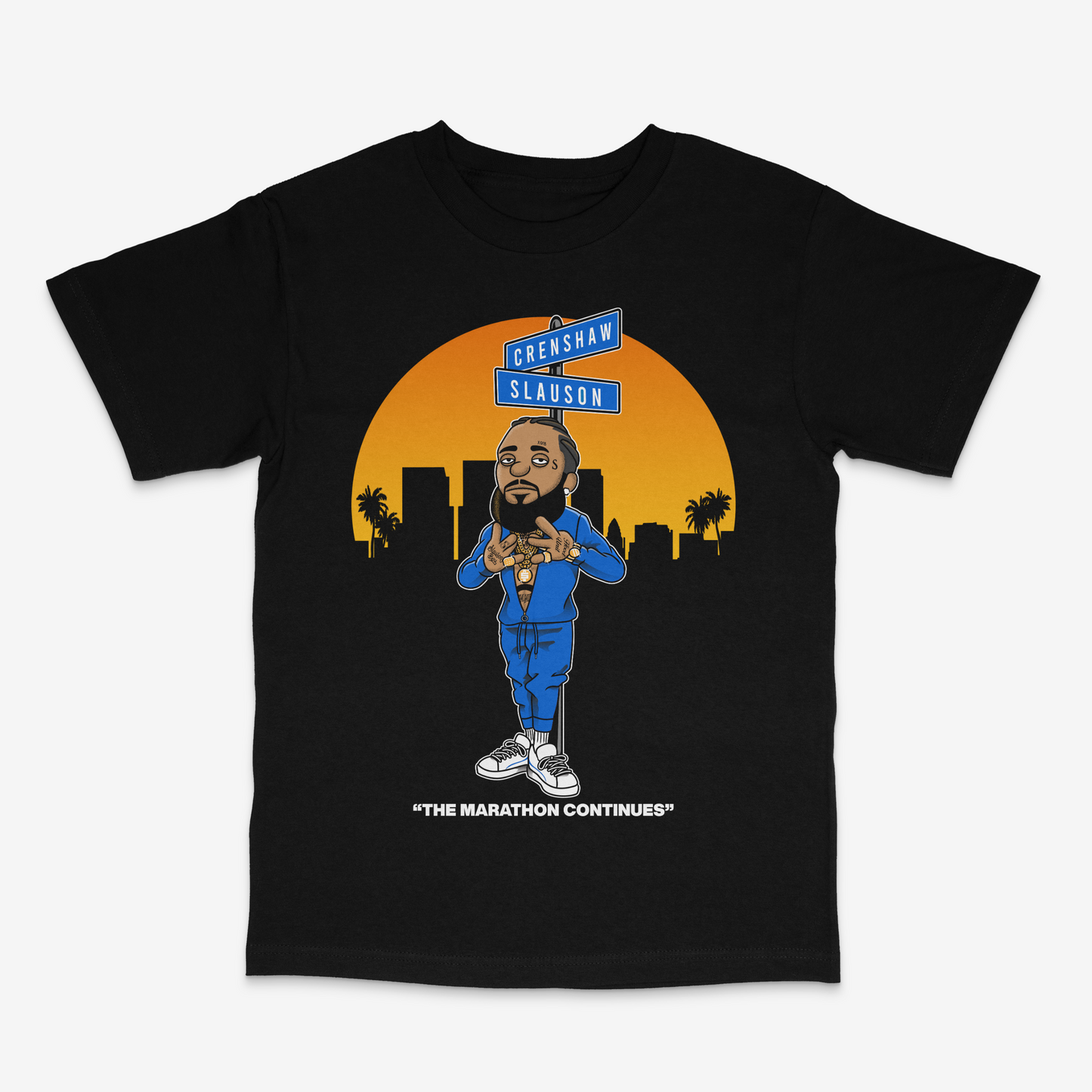 Nipsey Puppet Black Tee