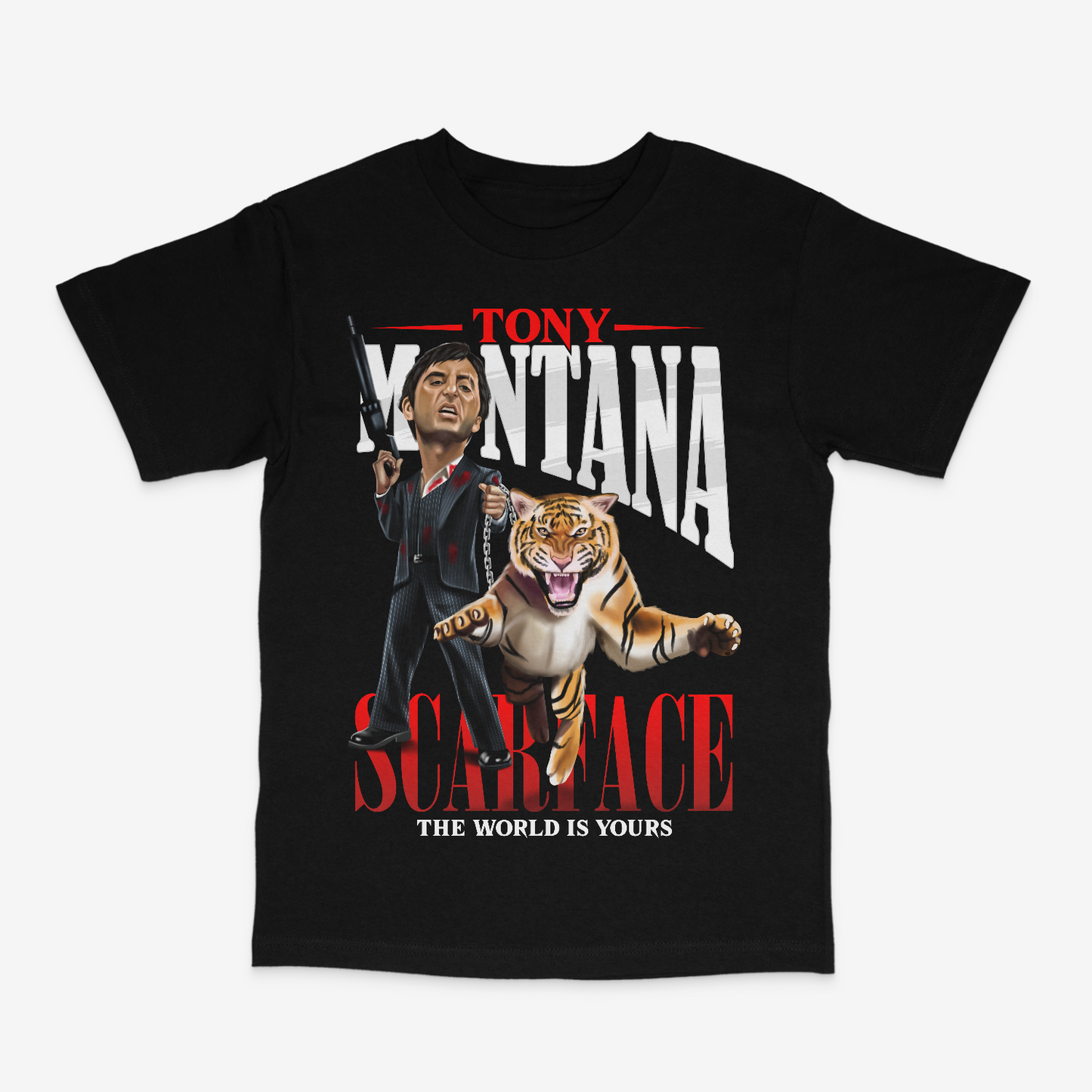 Tony Montana Black Tee