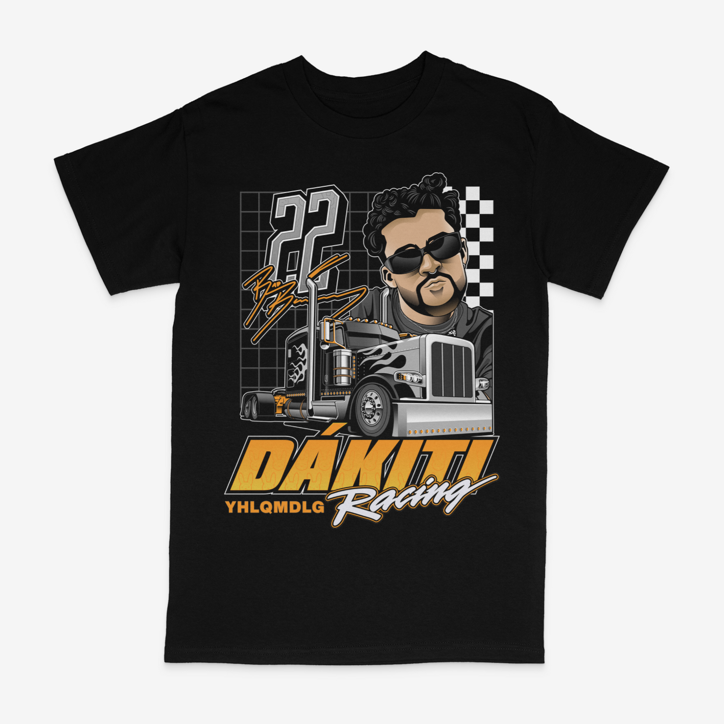 Bad Bunny Black Racing Tee