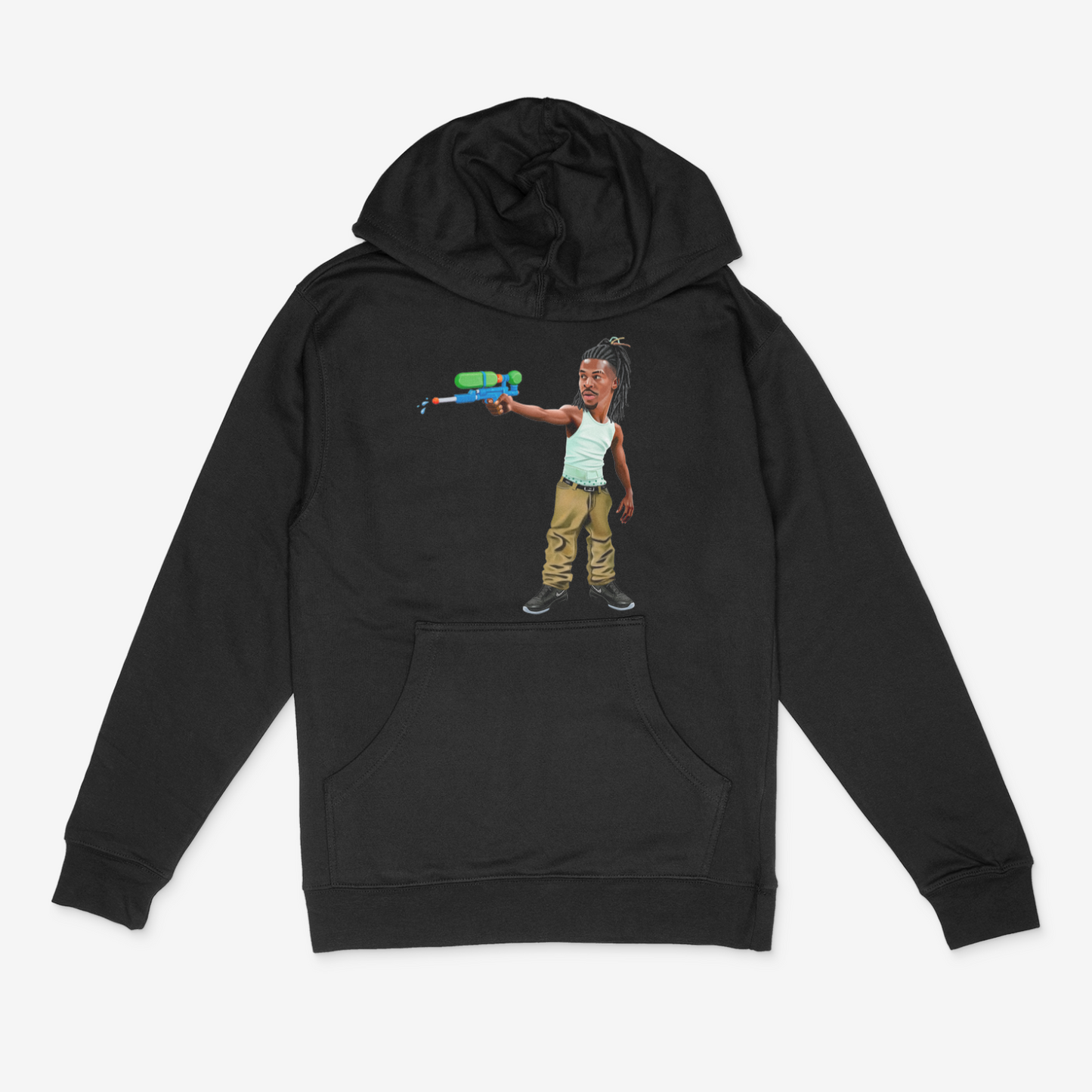 Water Gun Black Hoodie
