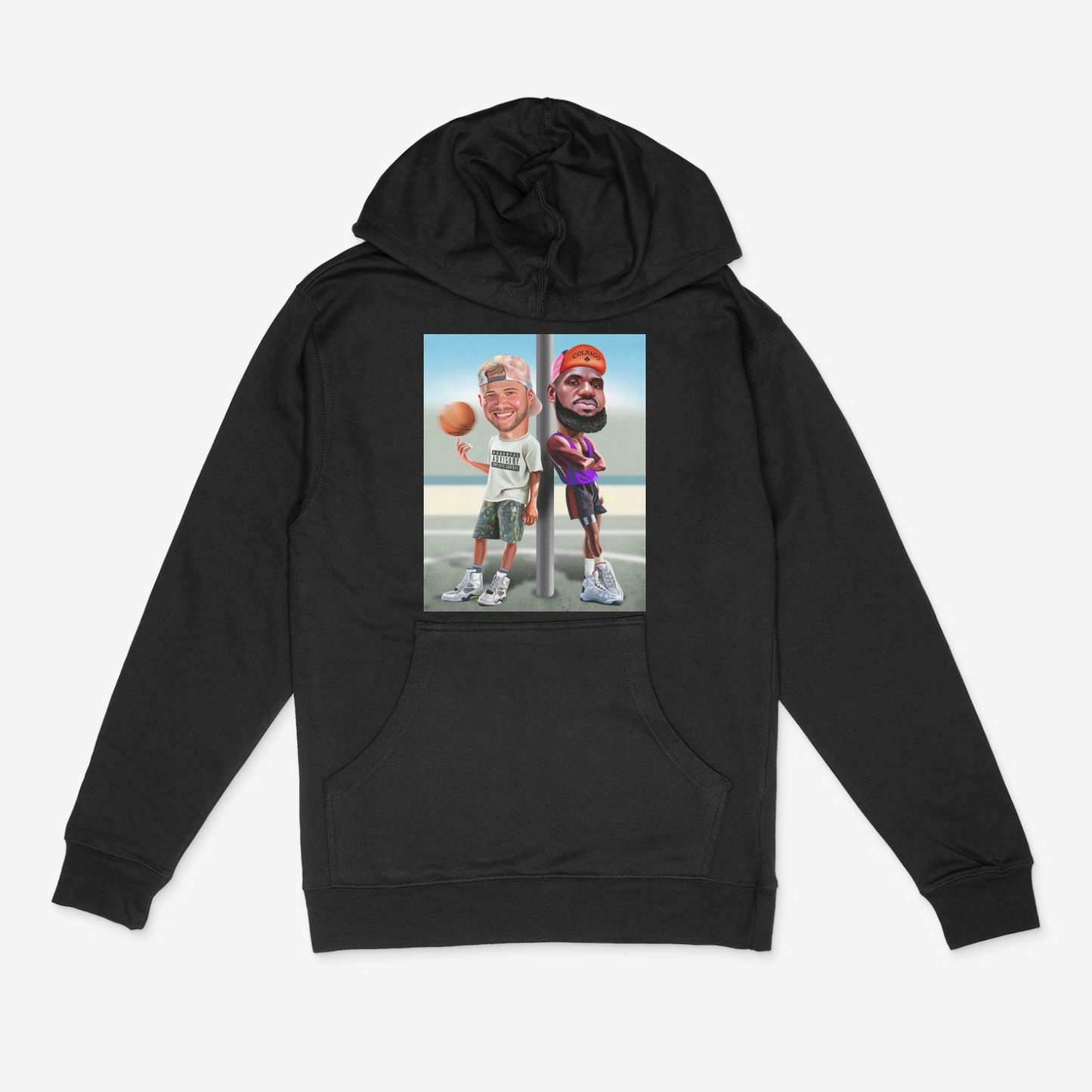 The Lake Duo Black Hoodie