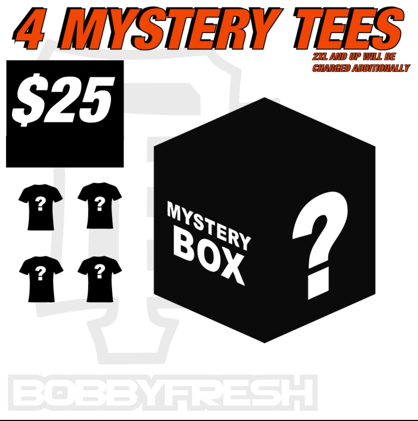Mystery 4 Pack of Tees