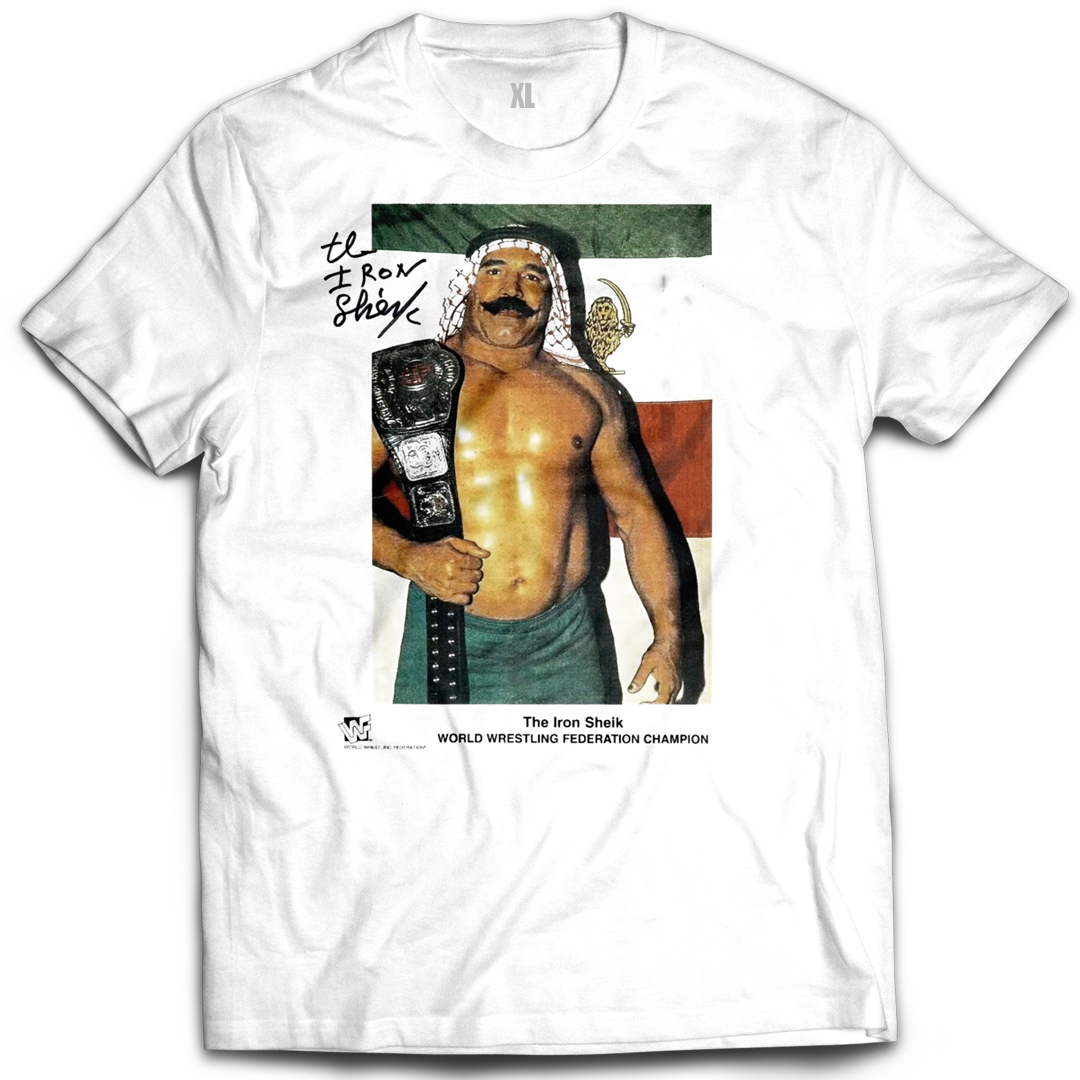 Iron Sheik Signature White Tee
