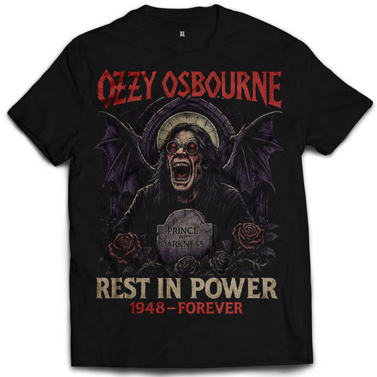 RIP Ozzy Black Tee