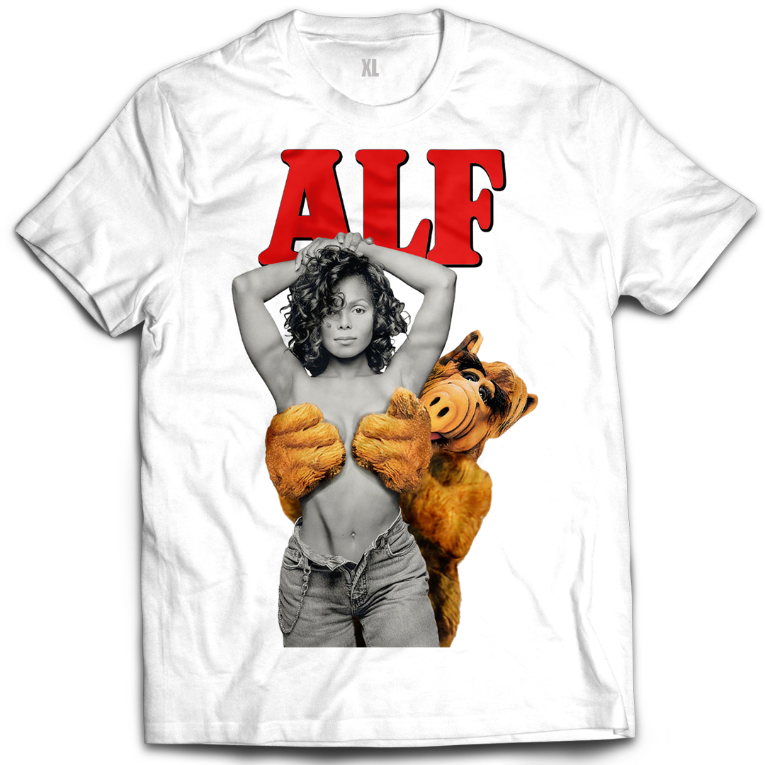 Alf x Janet Vintage Mint White Tee