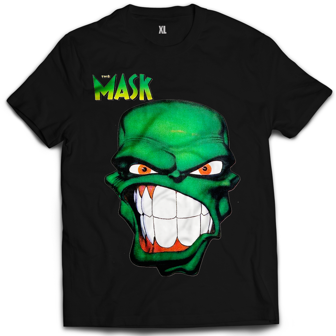 The Mask Vintage Mint Black Tee