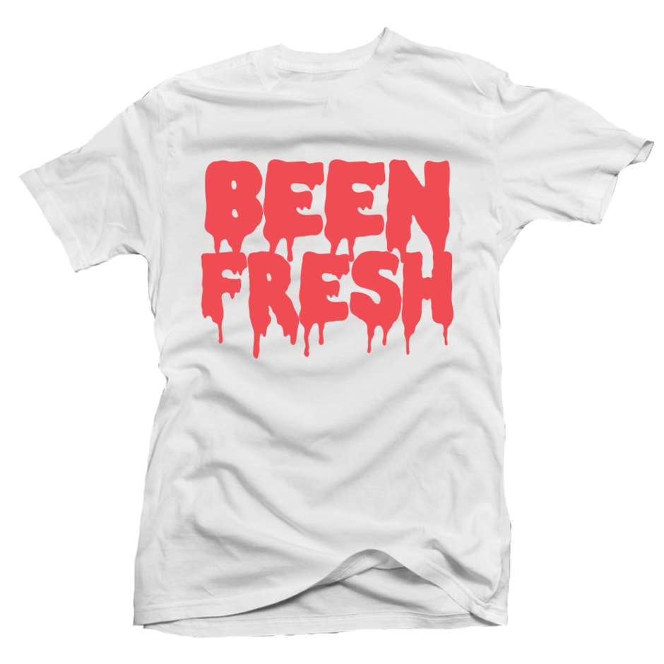 Been Fresh White/Infrared Tee