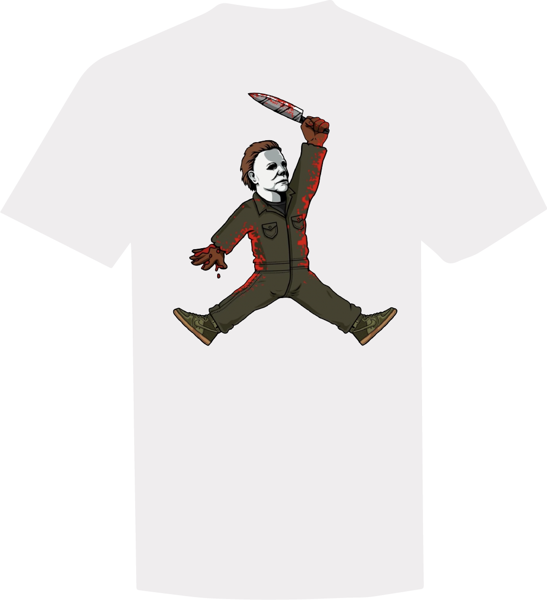 Michael Myers White Tee