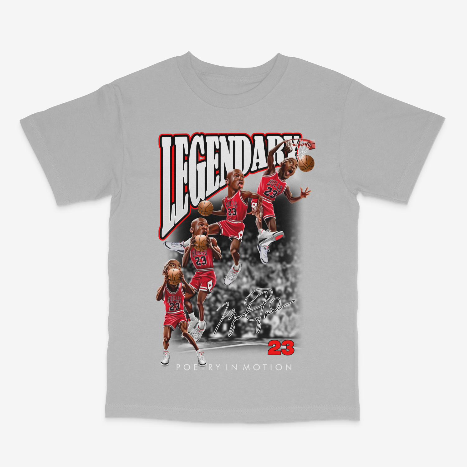Legendary MJ Heather Grey Tee (Limited Edition) – fpstudios.com