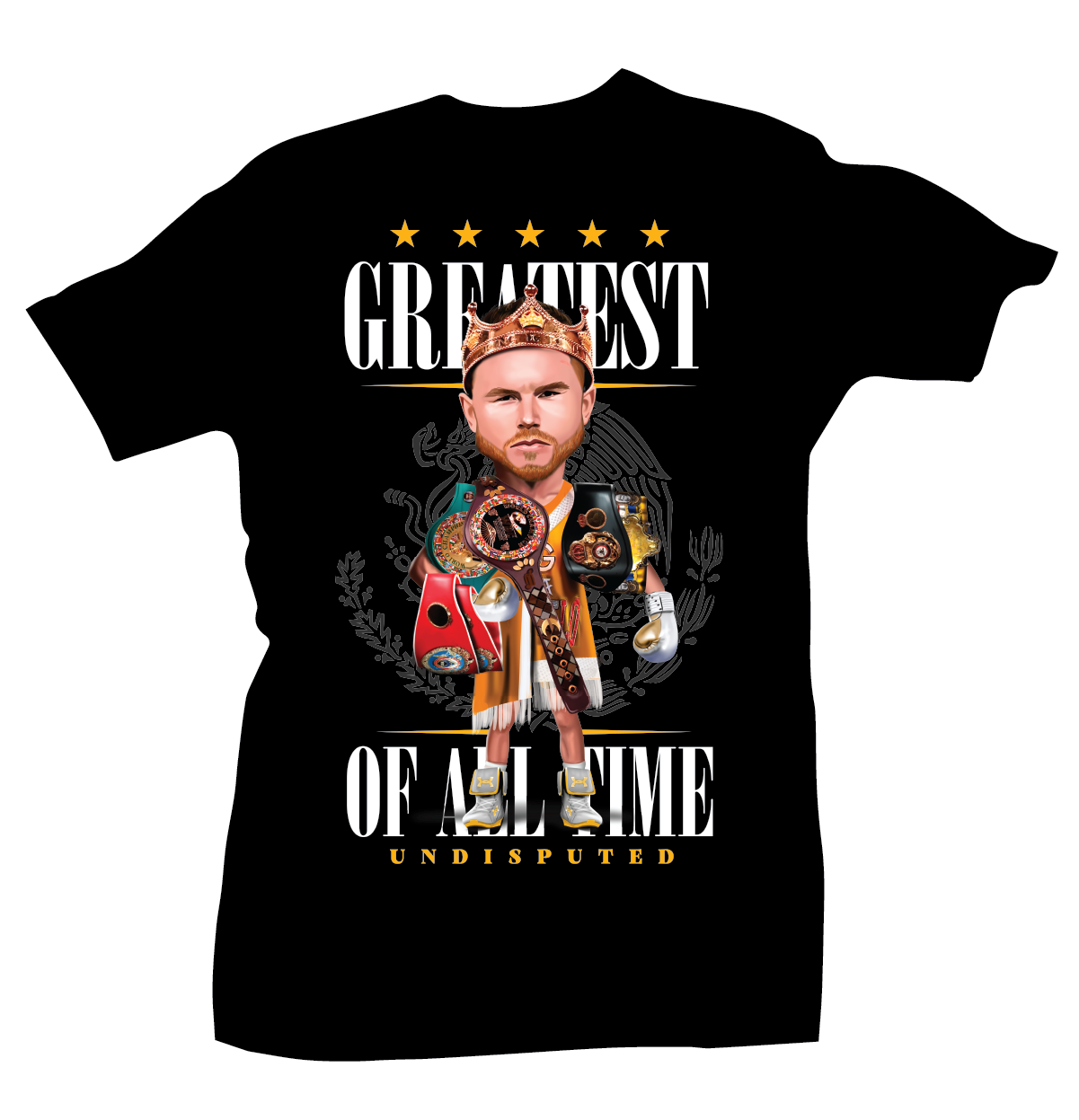 Canelo Goat Black Tee