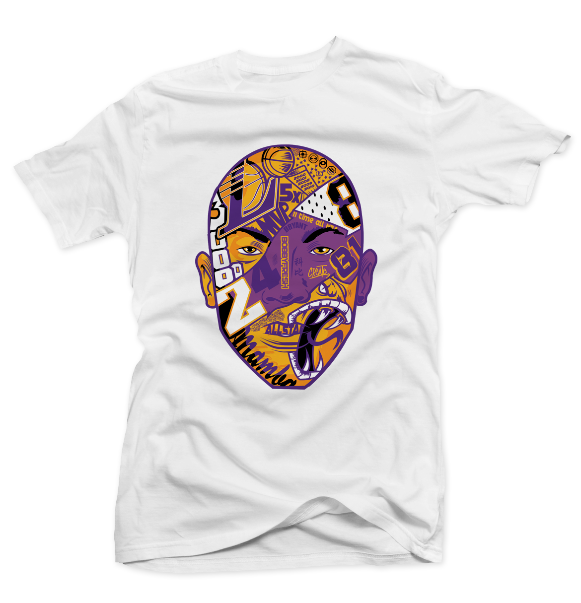 Black Mamba White Tee (Blowout Sale)