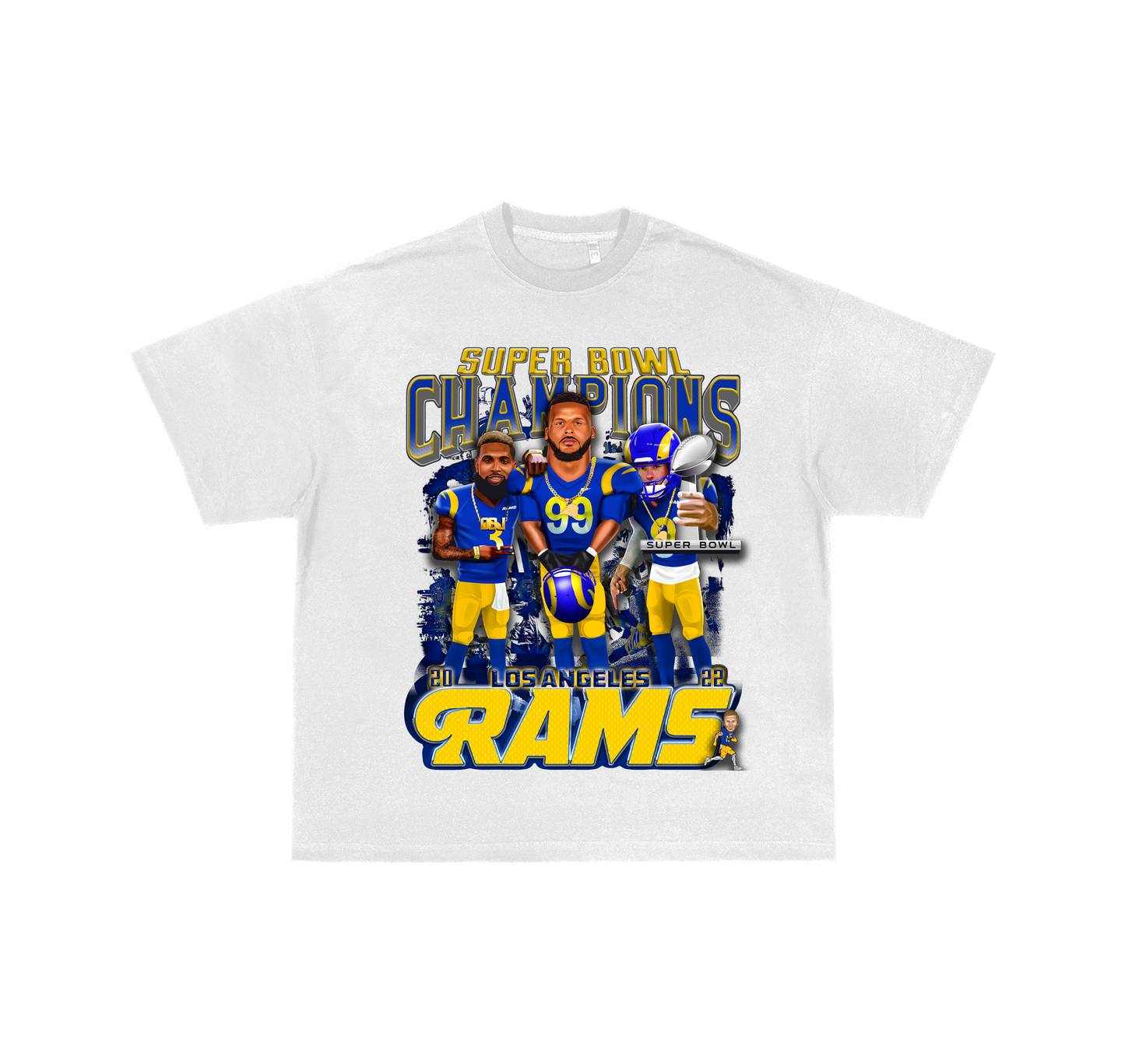 Los Angeles Rams Champions White Tee