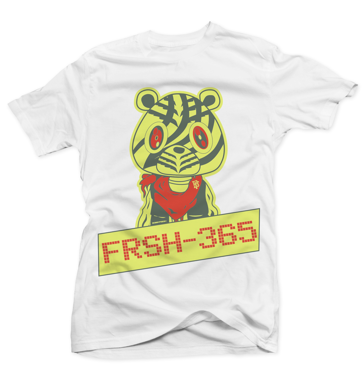 FRSH 365 White Tee (Frozen Yellow)