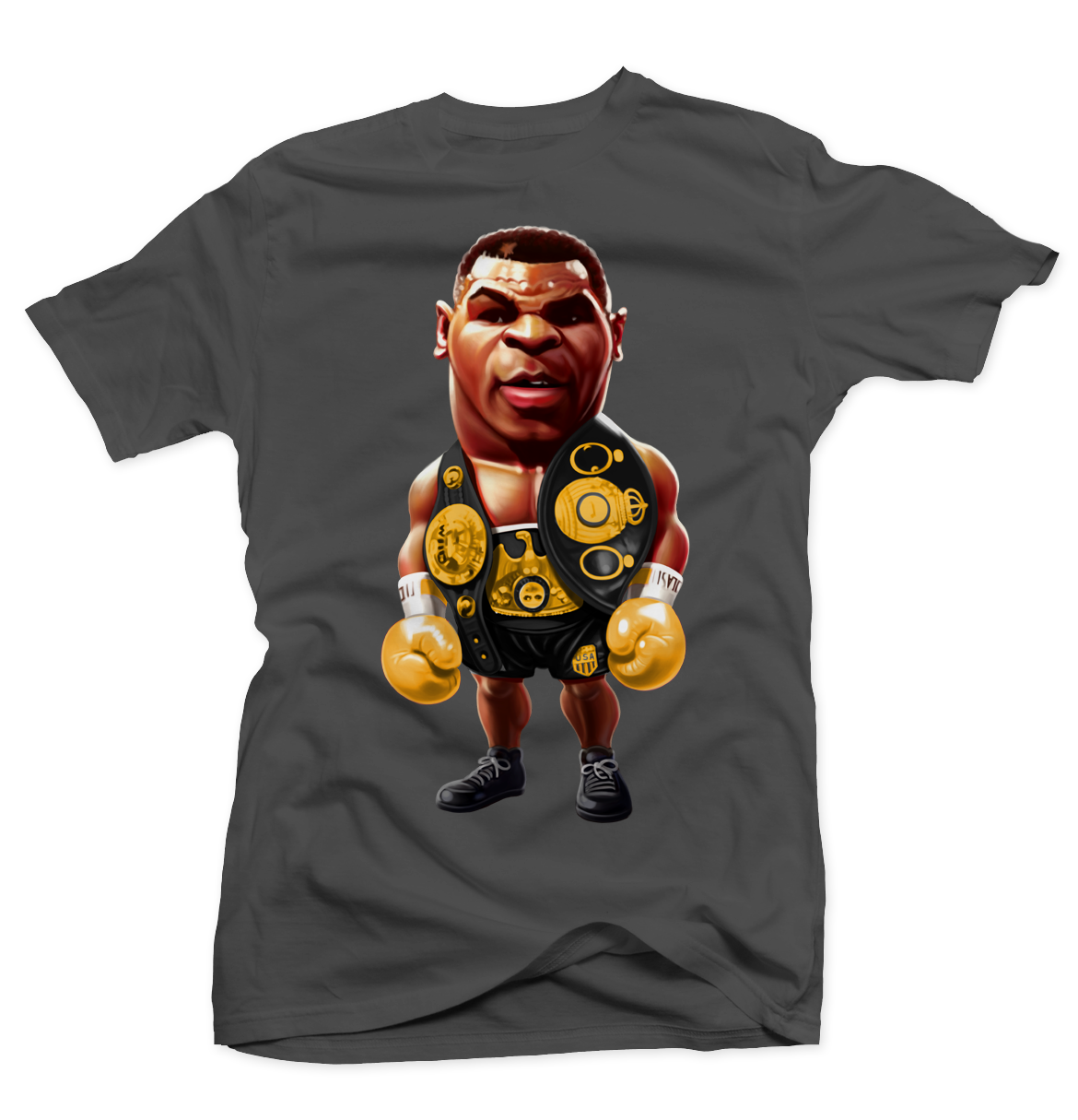 Iron Mike Charcoal 9s Grey Tee