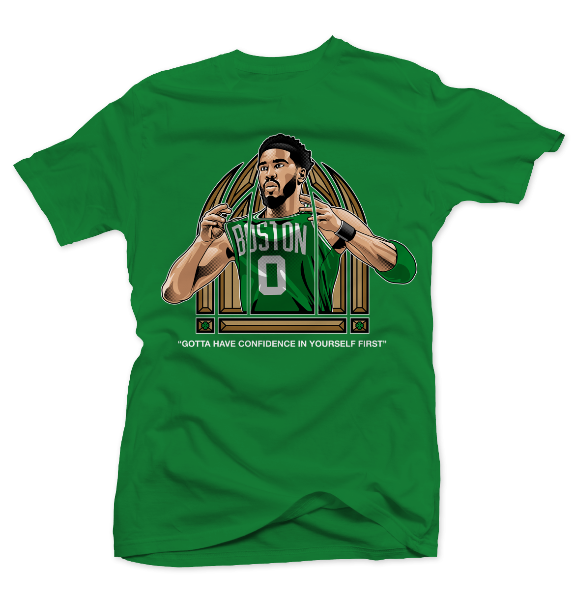 Tatum Stained Glass Green Limited Tee