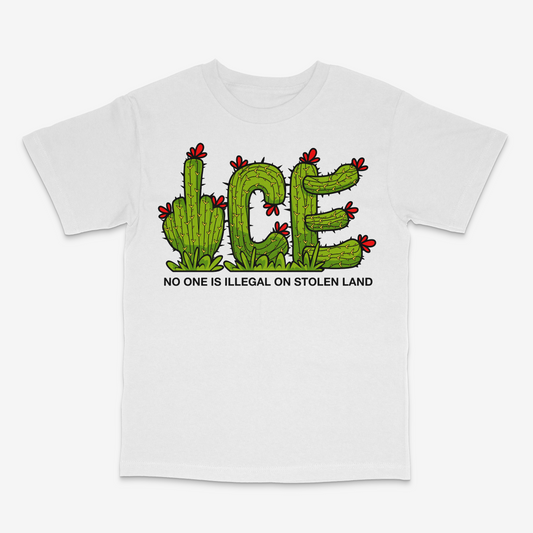 F**K Ice Cactus White Tee