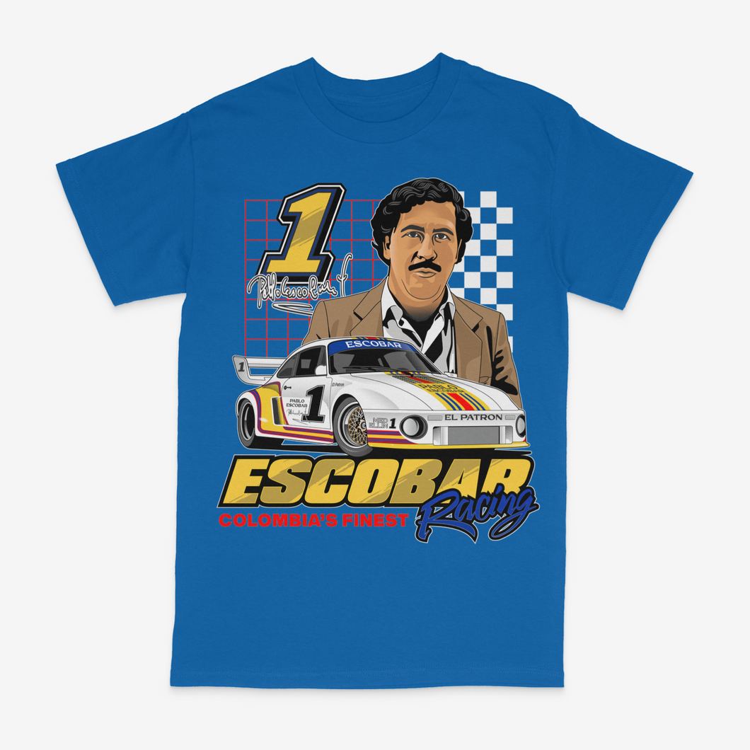 Pablo Escobar Racing Royal Blue Limited Edition Tee