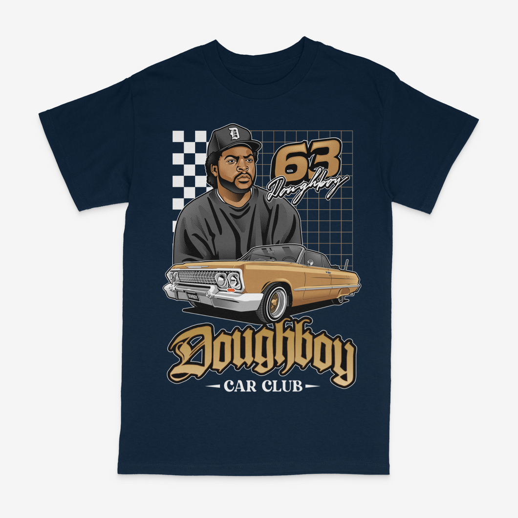 Ice Cube Doughboy Car Club Navy Tee