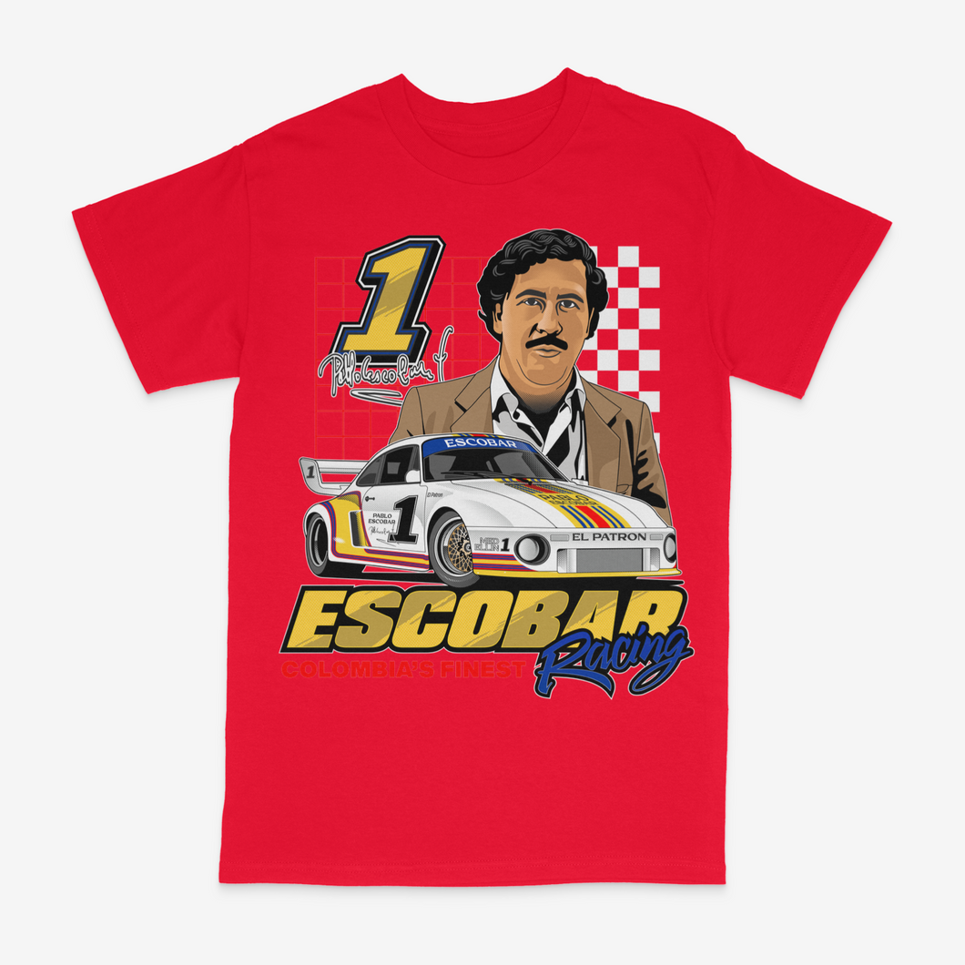 Pablo Escobar Racing Red Limited Edition Tee