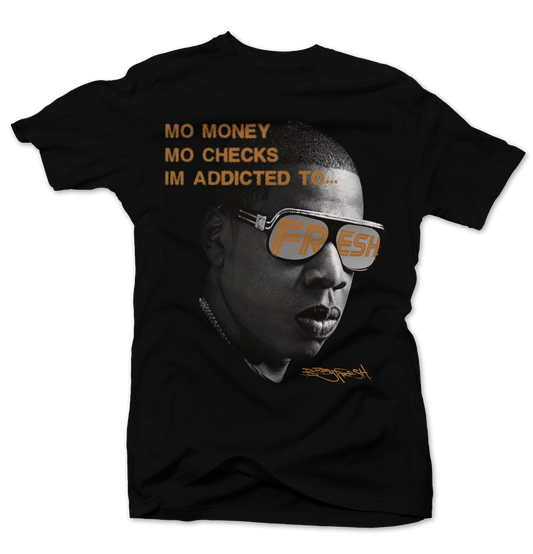 Mo Money More Checks Jay-Z Black/Copper Tee