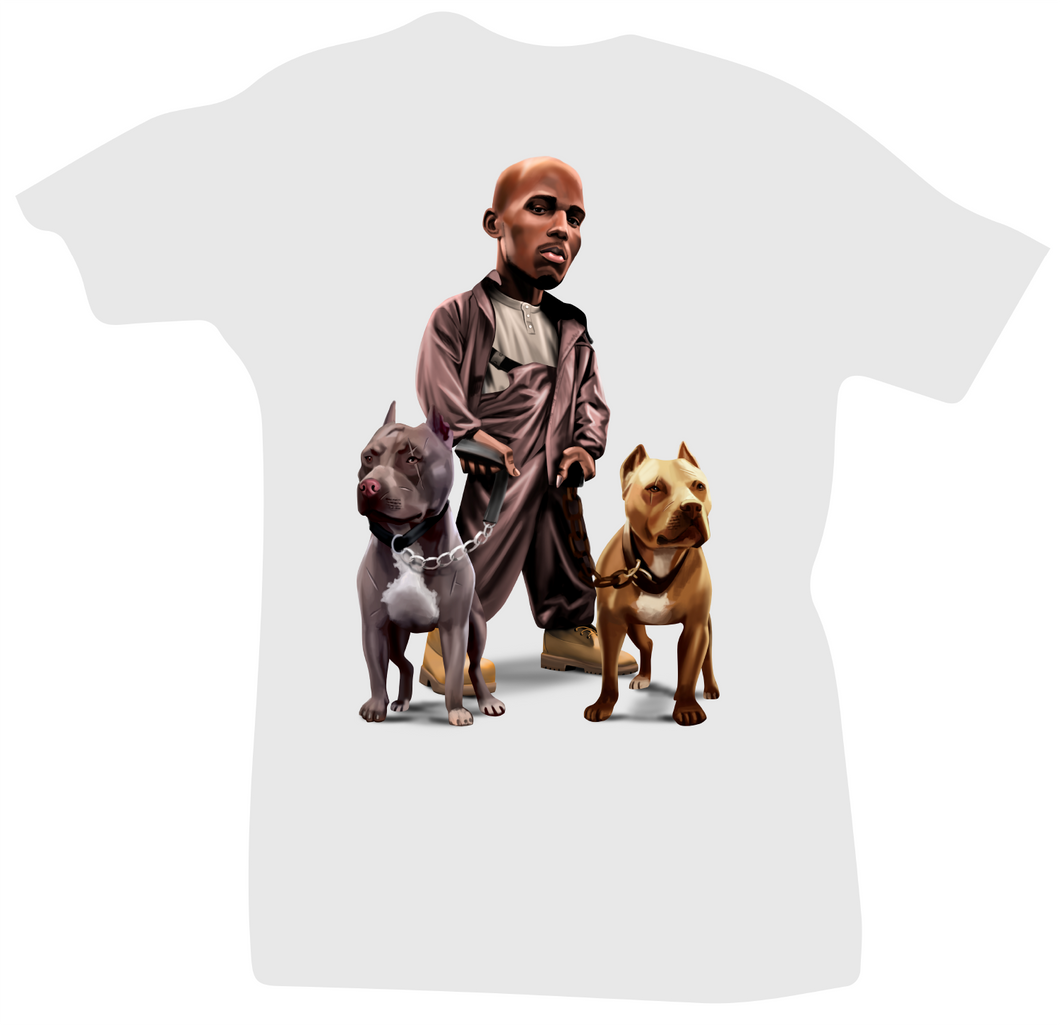 All Dogs go to Heaven (DMX) White Tee