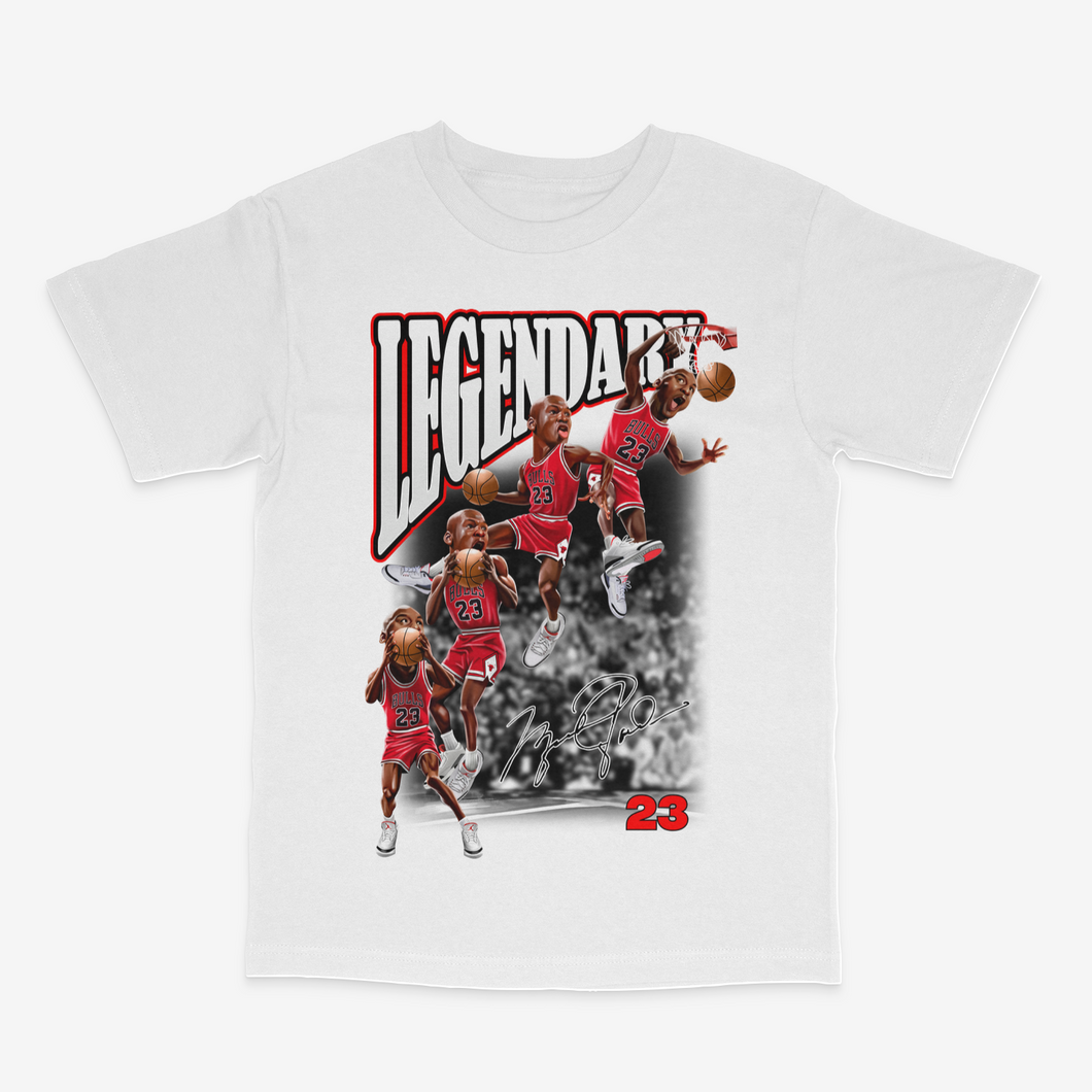 Legendary MJ White  Tee