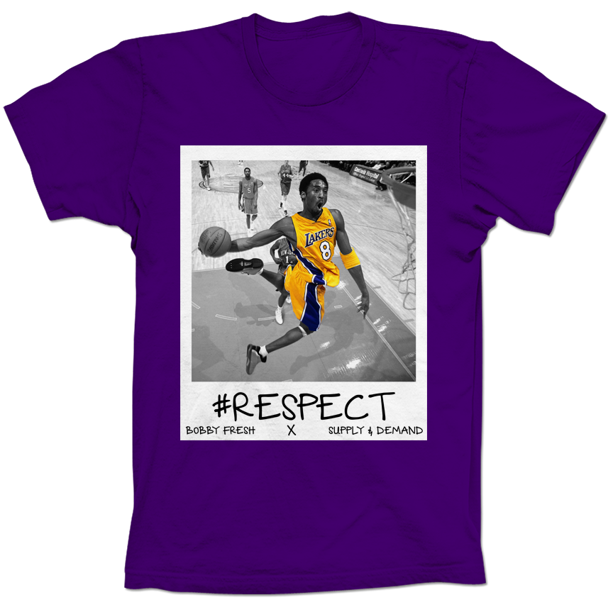 Kobe Respect Purple Tee