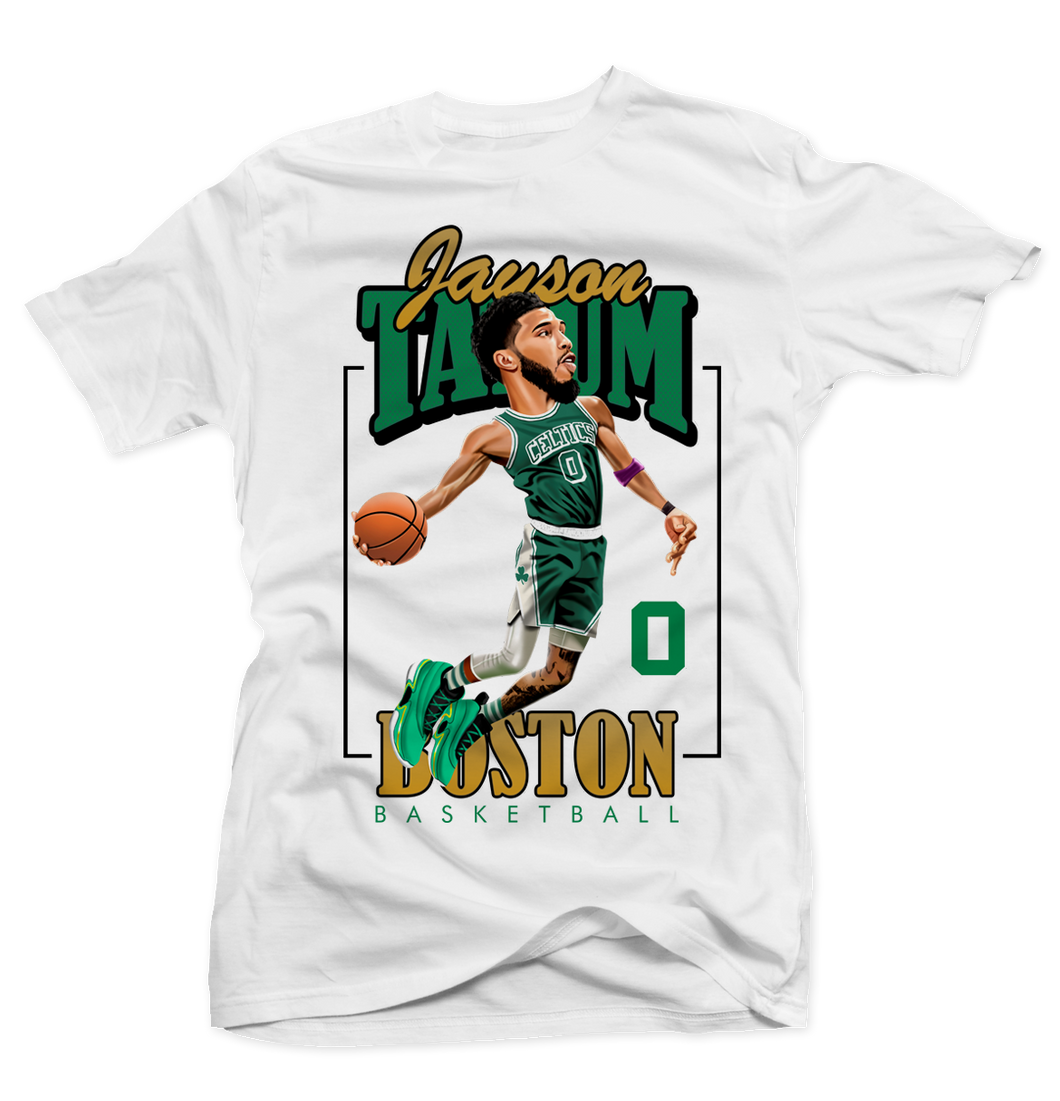 Jayson Tatum Dunk White Tee